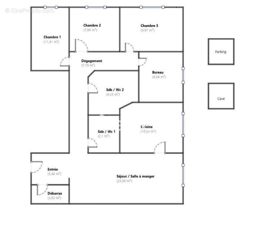 Appartement à PARIS-13E