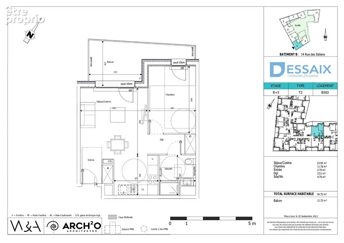 THONON LES BAINS - Appartement T2 -  46.72m² - photo 6