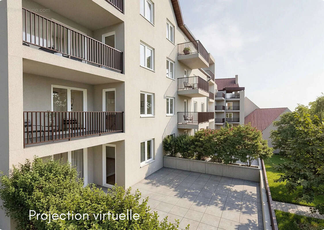 Appartement neuf T2 en rez-de-jardin avec jardin privatif - Saverne - photo 2