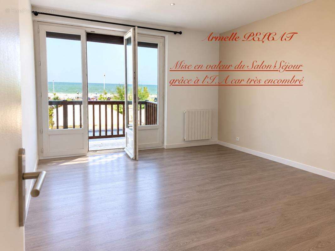 Appartement à vendre 2 pièces merville franceville plage (calvados) vue mer panoramique 249 500€ - photo 3