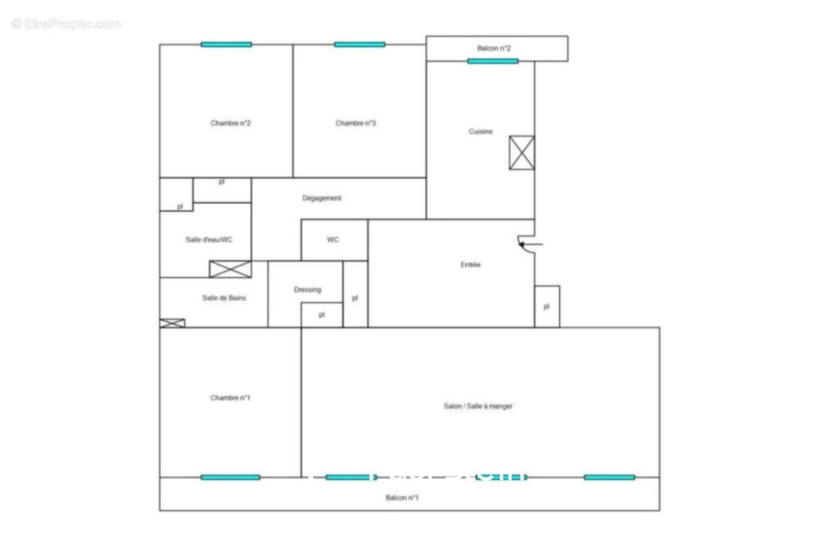 Appartement à MARSEILLE-8E