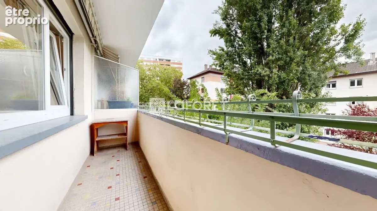 SCHILTIGHEIM ROSERAIE - Appartement 3 pièce(s) 54.36 m2, balcon, TRAM, grenier et cave - photo 2