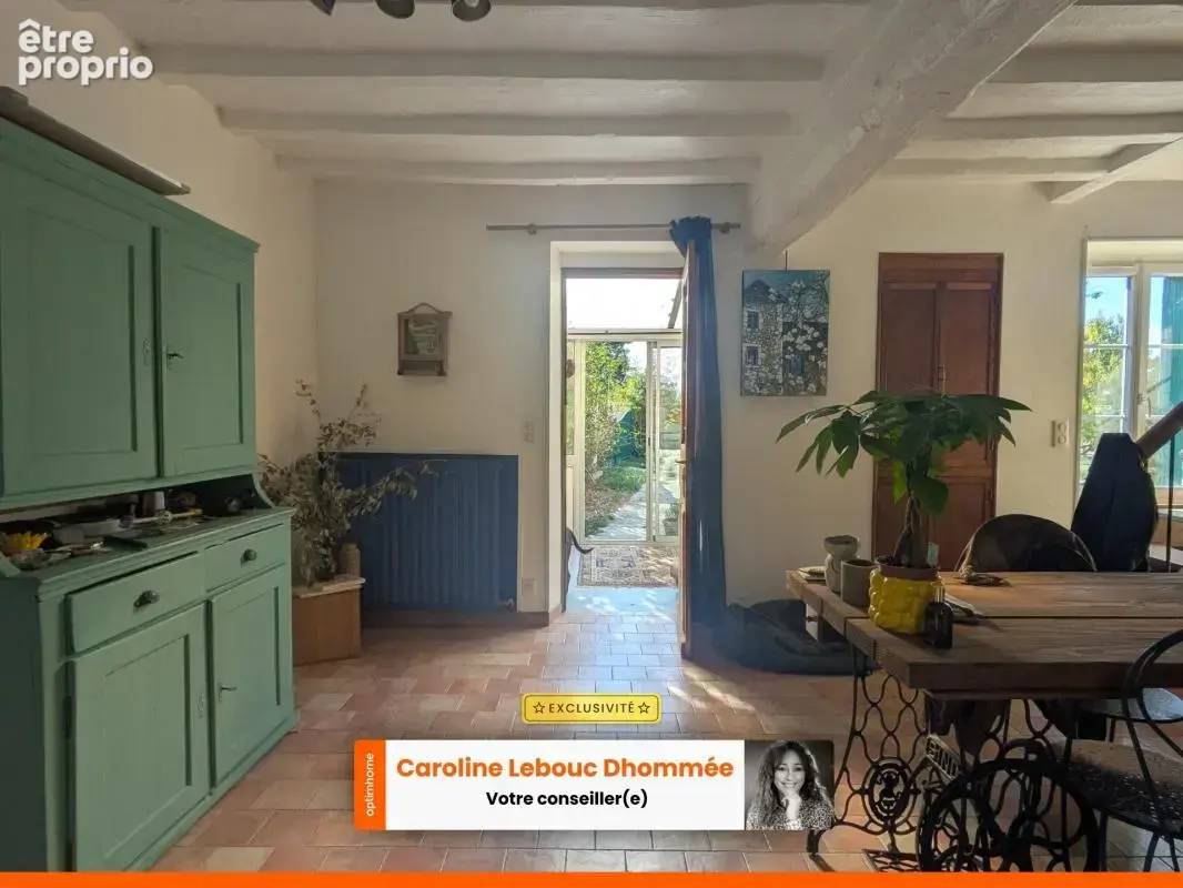 Longère percheronne 90m² en hameau à Nocé- intérieur rénové, jardin et 4 dépendances à fort potentiel - photo 8