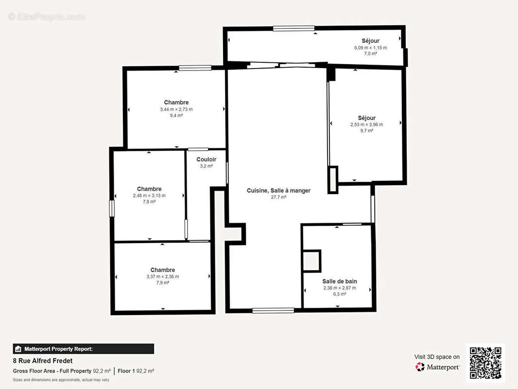 Appartement Grenoble 4 pièce(s) 84 m2 - photo 11