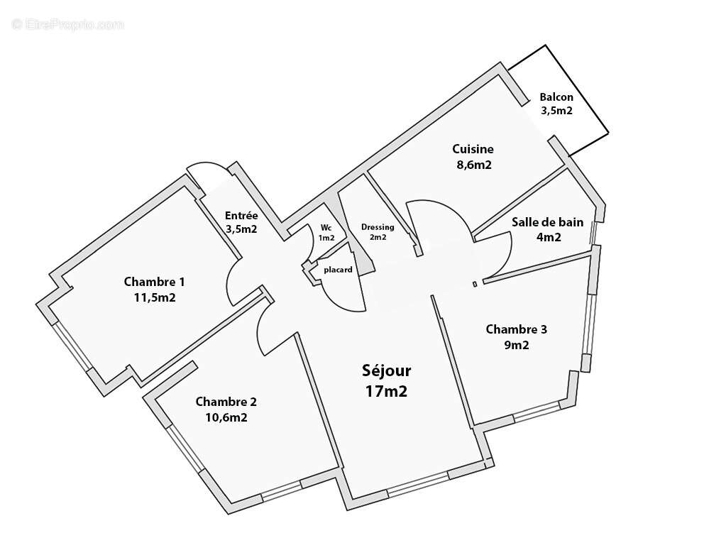 Appartement à MARSEILLE-5E