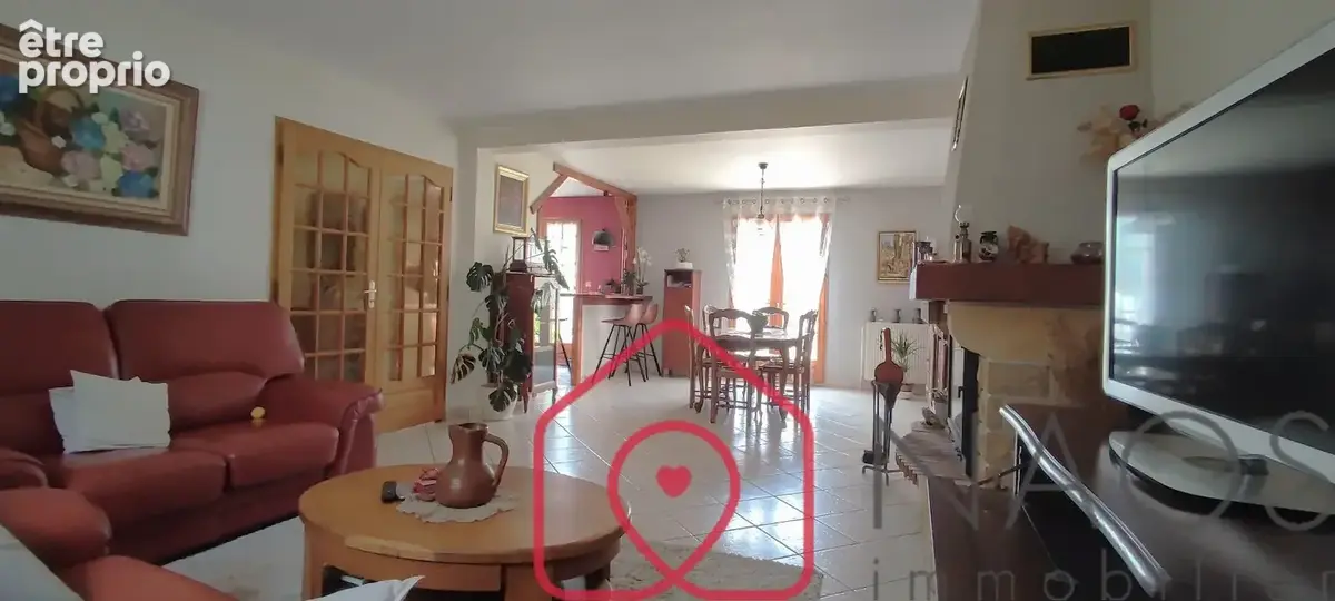 Belle Maison de 135m² 4 Chambres + bureau + Sous-sol complet + 1500m² de terrain. - photo 4