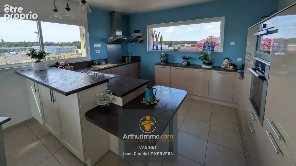 Maison vue mer à vendre  au dessus du port de Saint Quay - photo 4