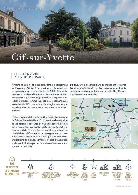 Appartement à GIF-SUR-YVETTE