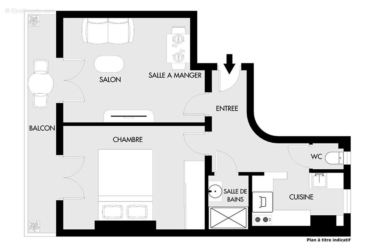 Appartement à PARIS-18E