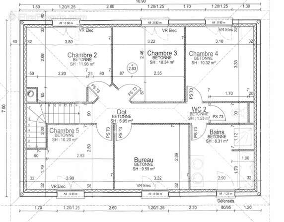 Villa 6 chambres - bourg-en-bresse quartier convert - photo 24