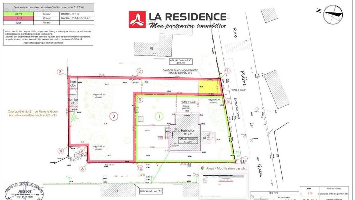 Terrain à CONFLANS-SAINTE-HONORINE