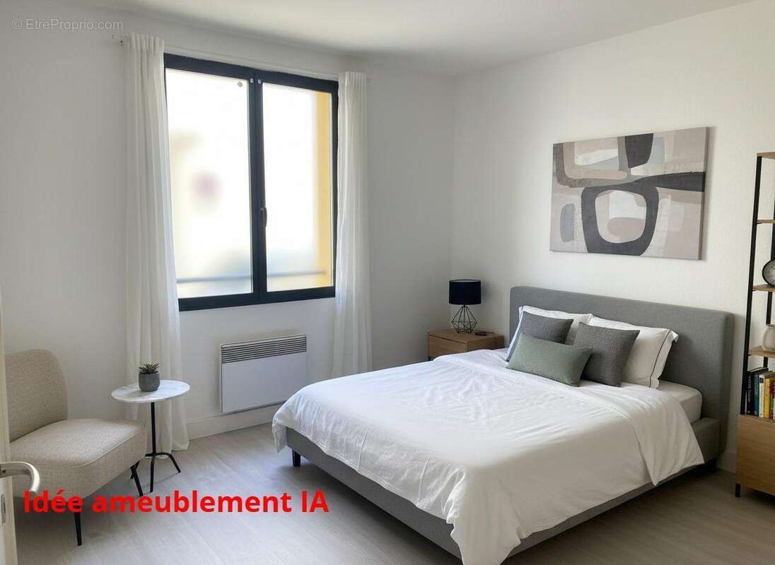 chambre meublée par IA - Appartement à ARGELES-SUR-MER