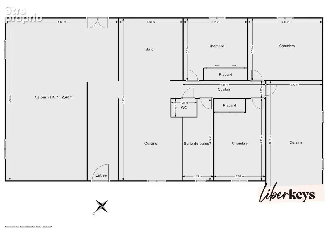 Saint rémy - villa plain pied non mitoyenne - salon 40 m² - 3 chambres - buanderie - 1185 m² terrain - photo 13