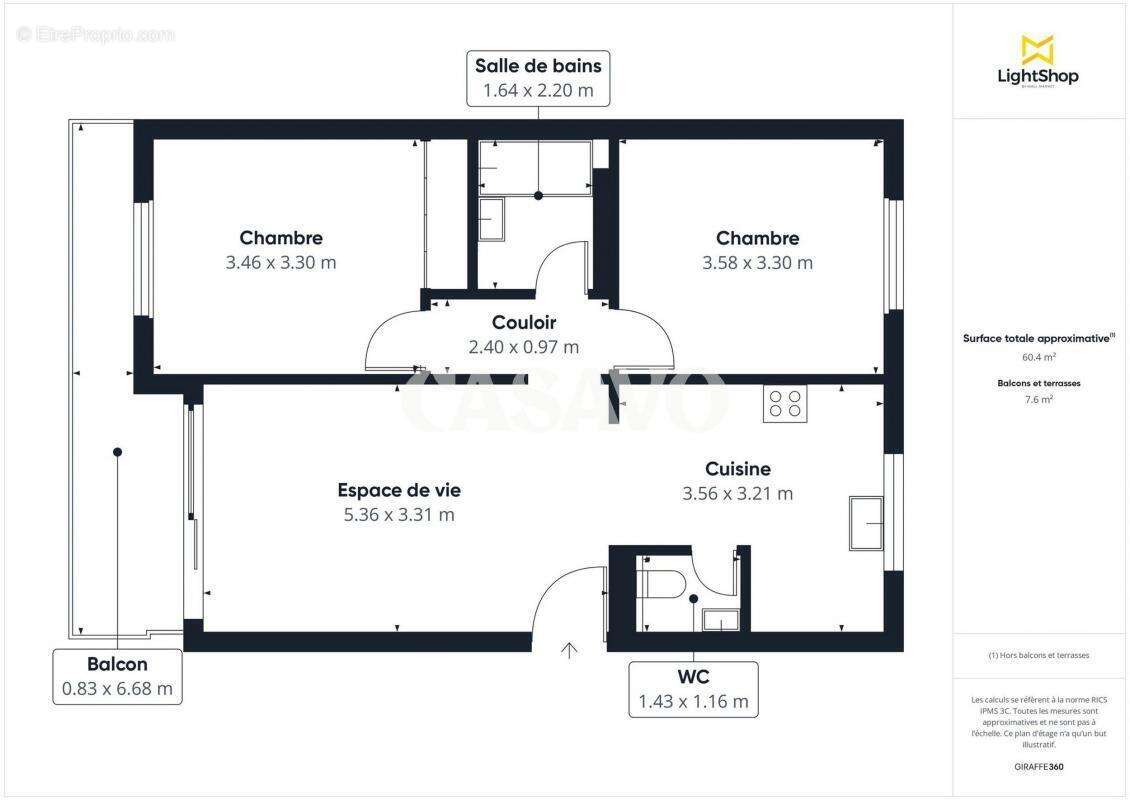 Appartement à SAINT-CLOUD