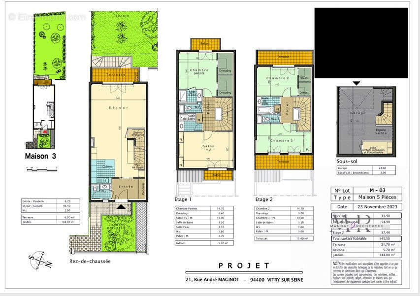 Terrain à VITRY-SUR-SEINE