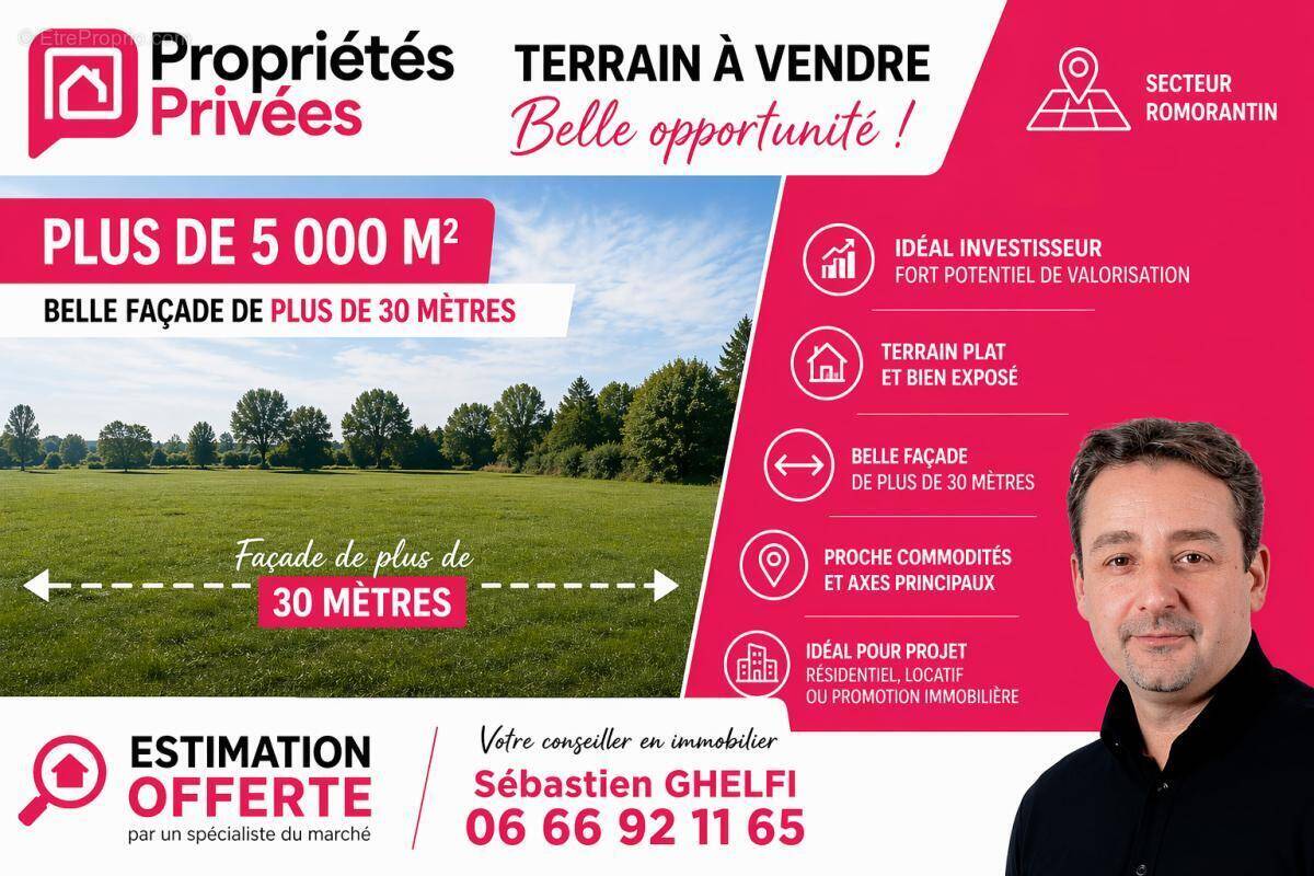 Terrain à ROMORANTIN-LANTHENAY