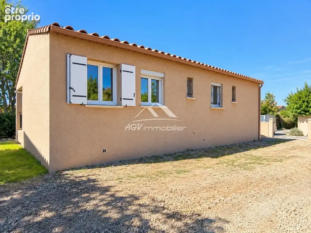 Lézan, maison plain pied, 2 chambres + 1 bureau, terrain clos - photo 11