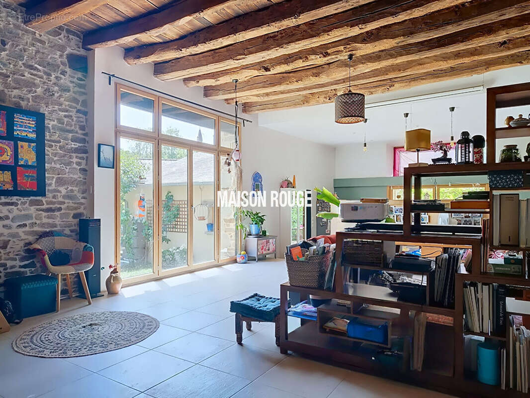 Charme, volumes et rentabilité aux portes de dinan  maison plus gîte - photo 5