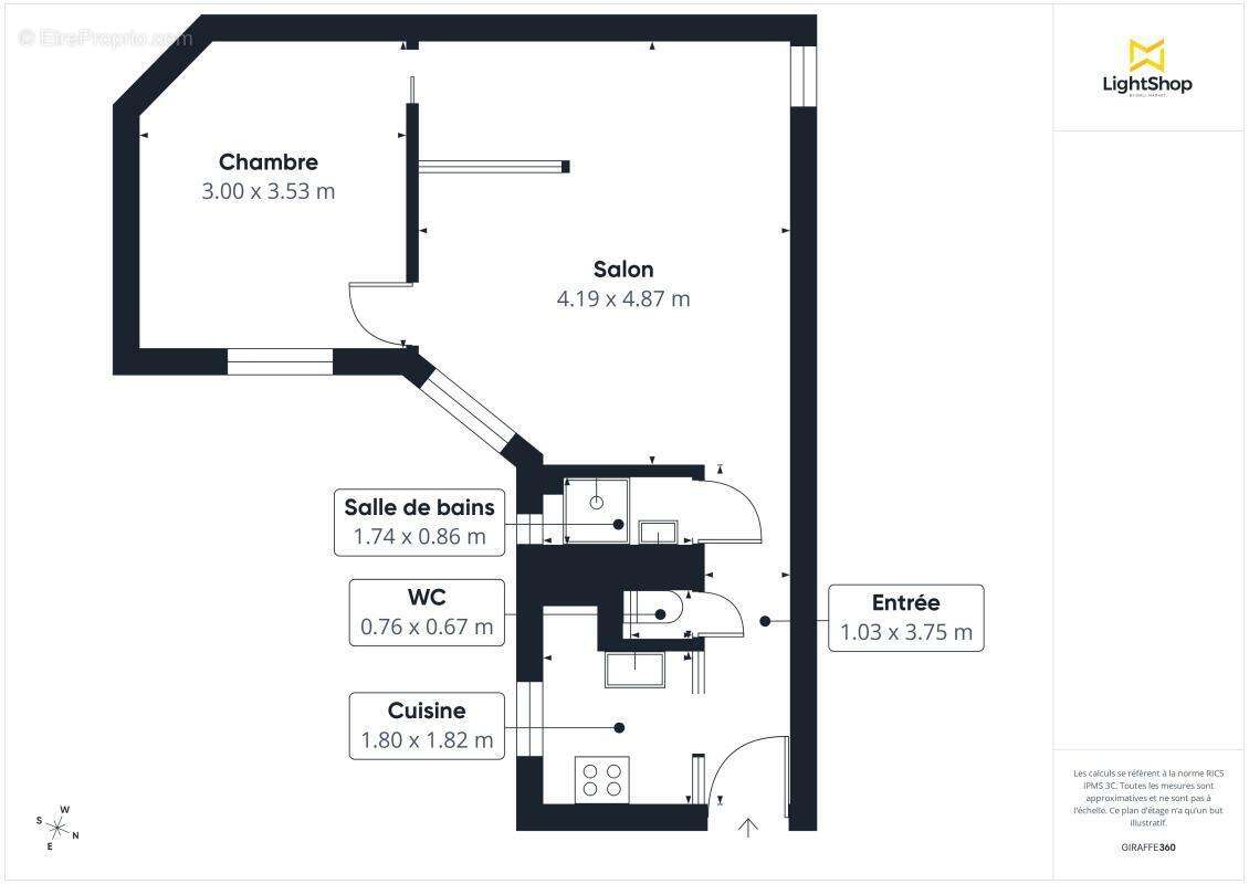 Appartement à PARIS-20E
