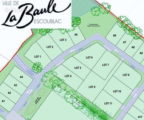 Terrain à LA BAULE-ESCOUBLAC