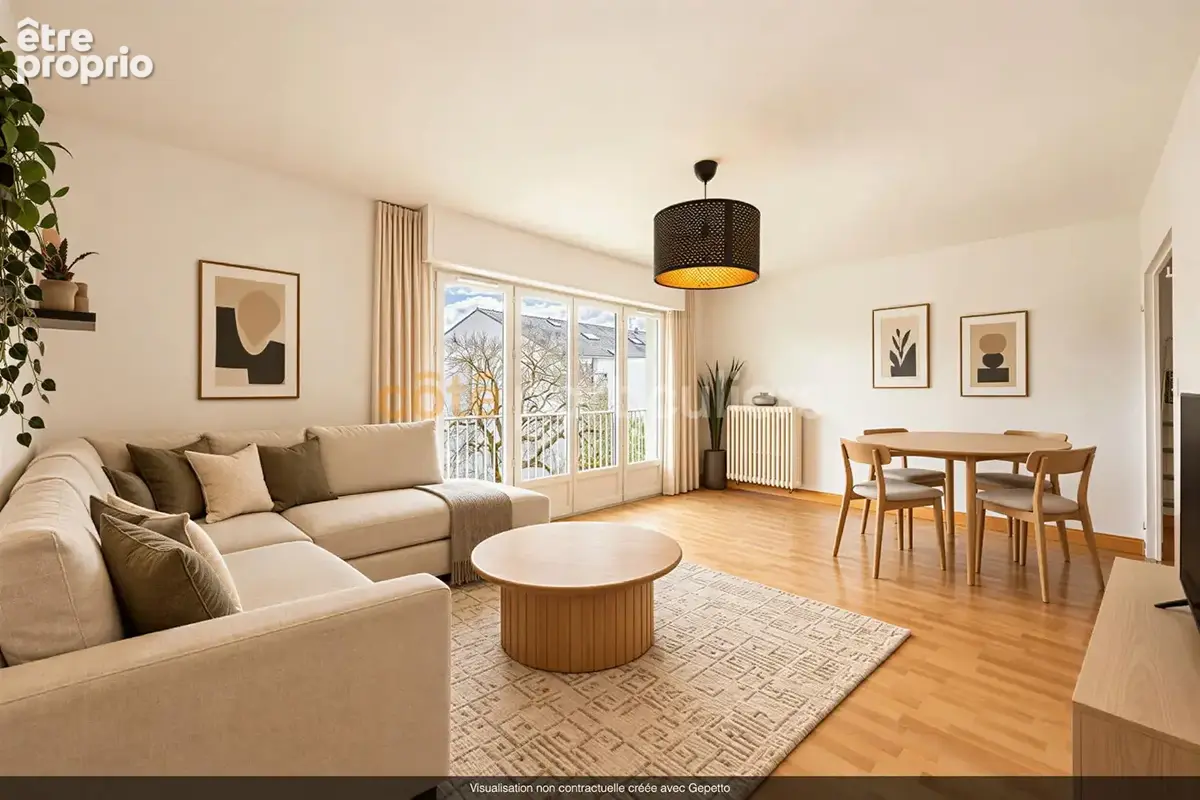 Nantes saint-félix -- 70 m² -- 2 chambres -- 2 balcons -- parking couvert - photo 3