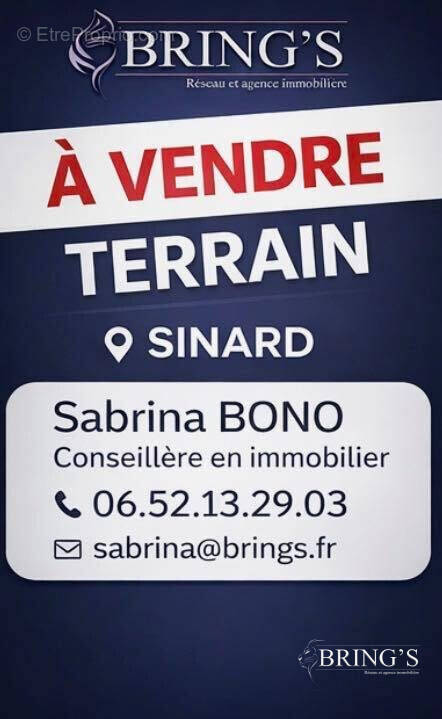 Terrain à SINARD