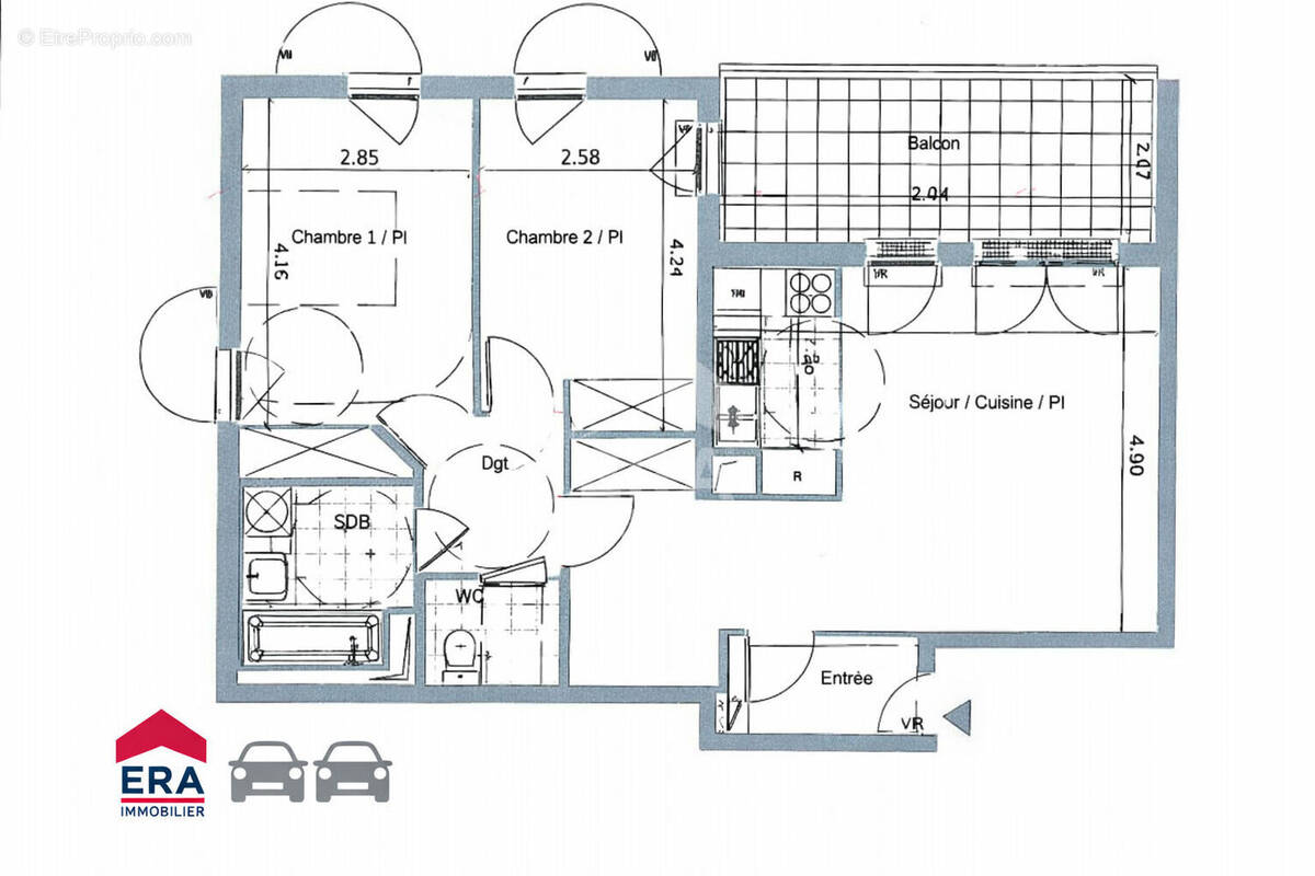 Appartement à GUYANCOURT