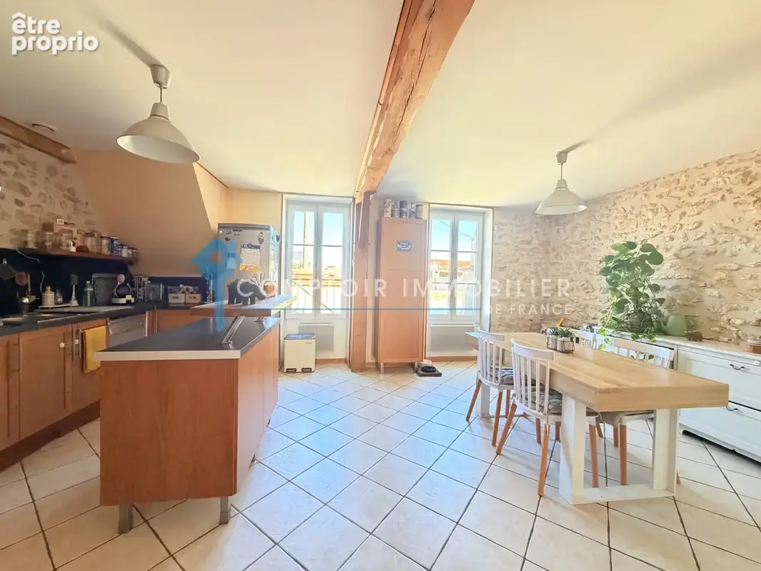 Maison en pierre 112 m2 habitables- 3 chambres- Terrain clos de 334 m2 - photo 5