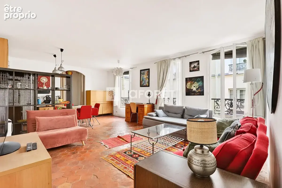 Appartement Paris 11 eme  2 pièce(s) 53.40 m2 - photo 2