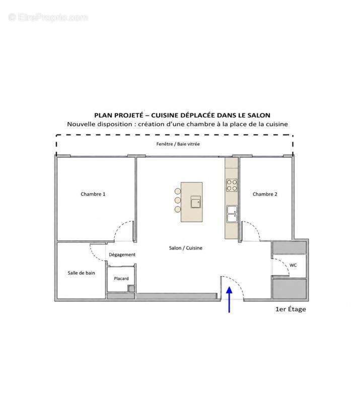 Appartement à PARIS-19E