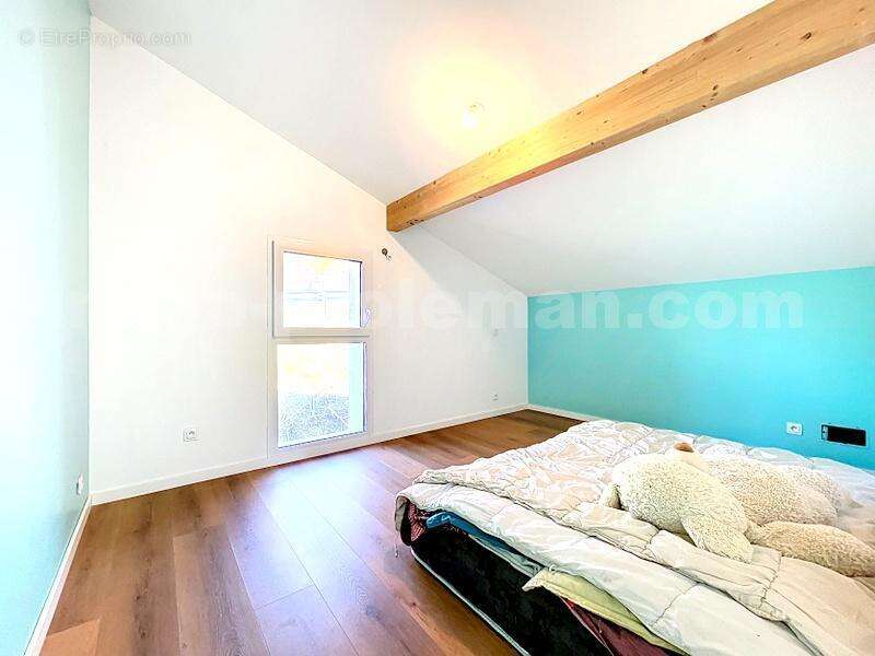 Maison_Cruseilles_grand_espace_proche_ecole_genève_frontière_suisse_ceva_bus_commerces_lumineux_calme_piscine_terrasse_extérieur_séjour_salon_cuisine_chambre_1_2_3_4_salle_de_bains_jardin_terrain_ - Maison à CRUSEILLES