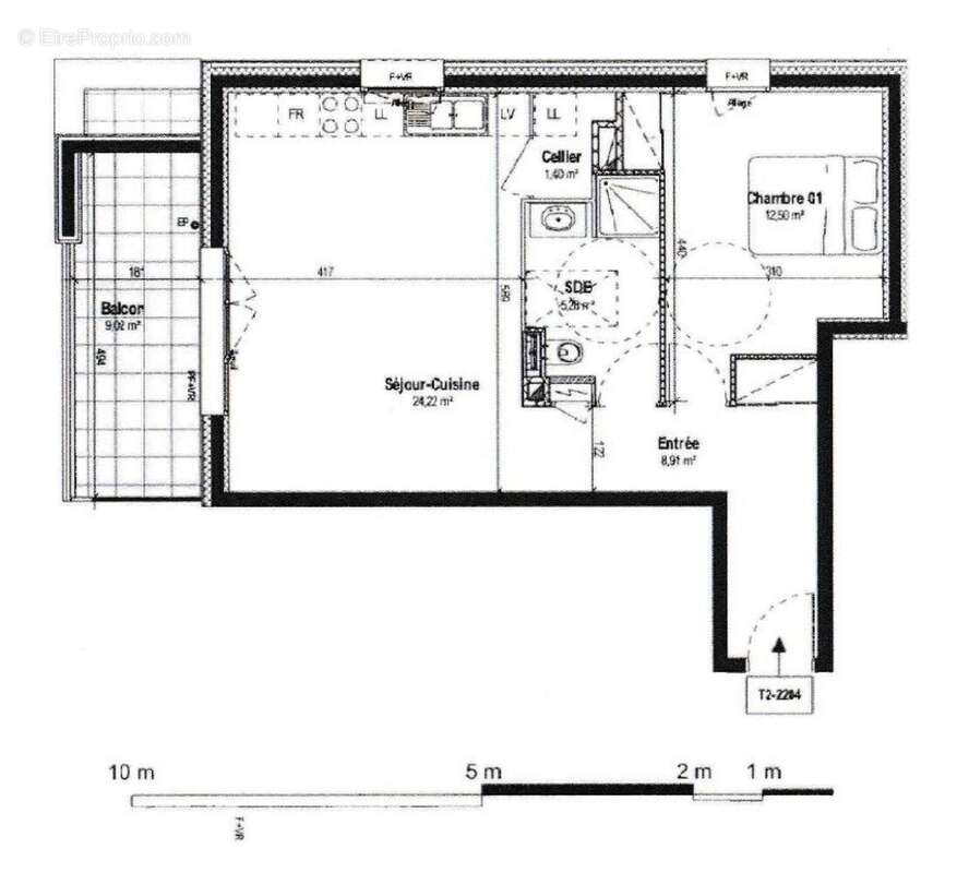 Appartement 52 m² à Bourgoin-Jallieu  - photo 2