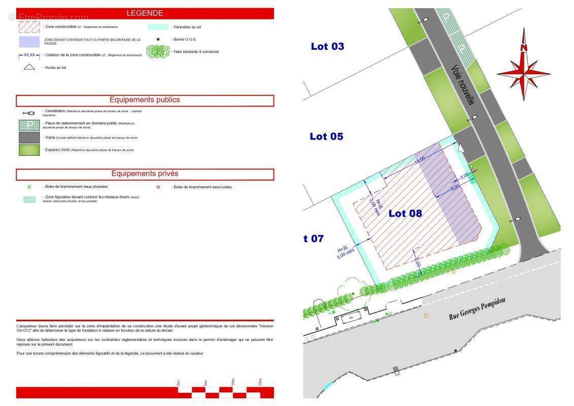 Terrain à LOON-PLAGE