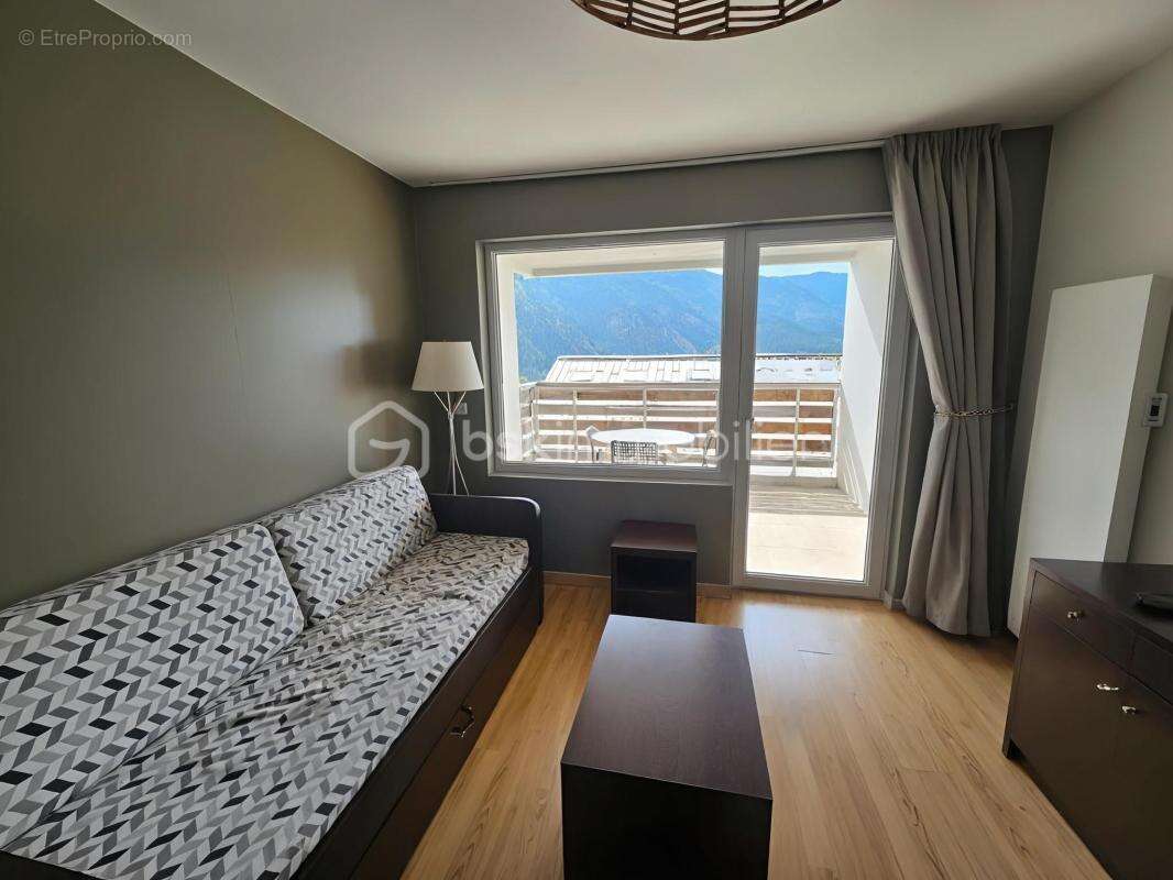 La foux d'allos : studio 4 couchages + place de parking interieure - photo 8