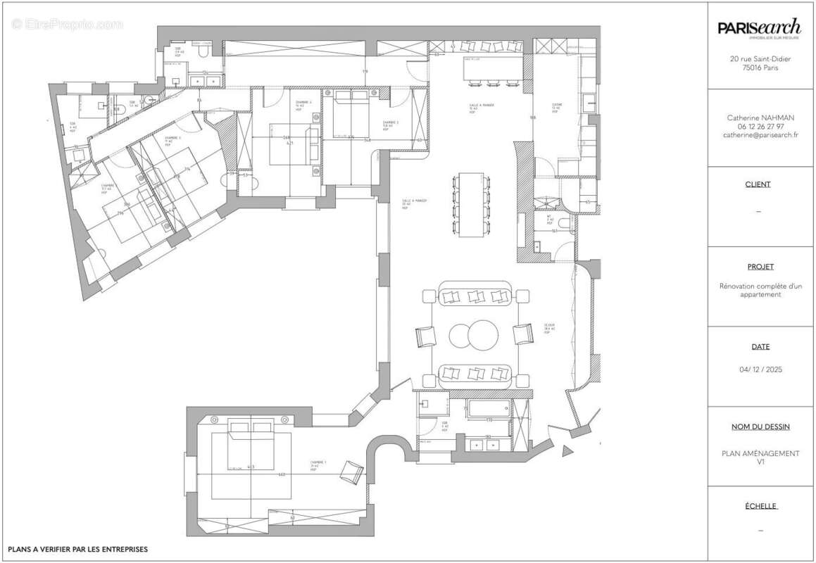 Appartement à PARIS-16E