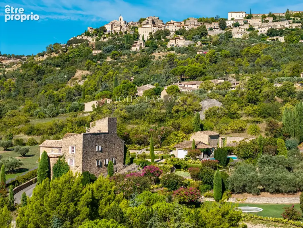 Propriété de prestige en pierre à vendre à Gordes  Vue panoramique sur le Luberon - photo 24