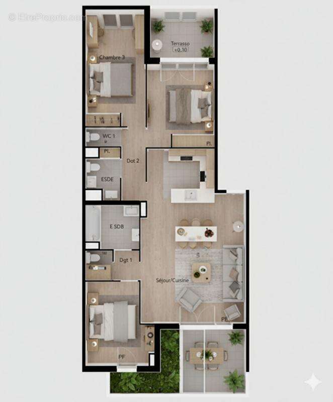 Appartement à BEZIERS