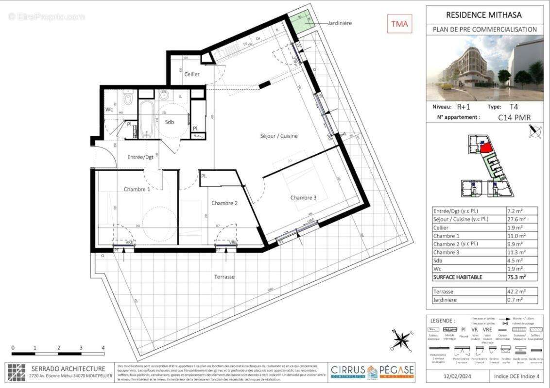 Appartement à CASTELNAU-LE-LEZ
