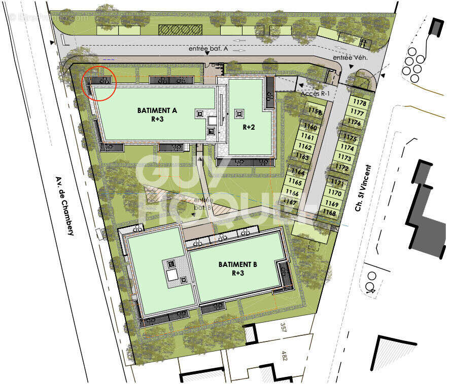 Appartement à CHALLES-LES-EAUX