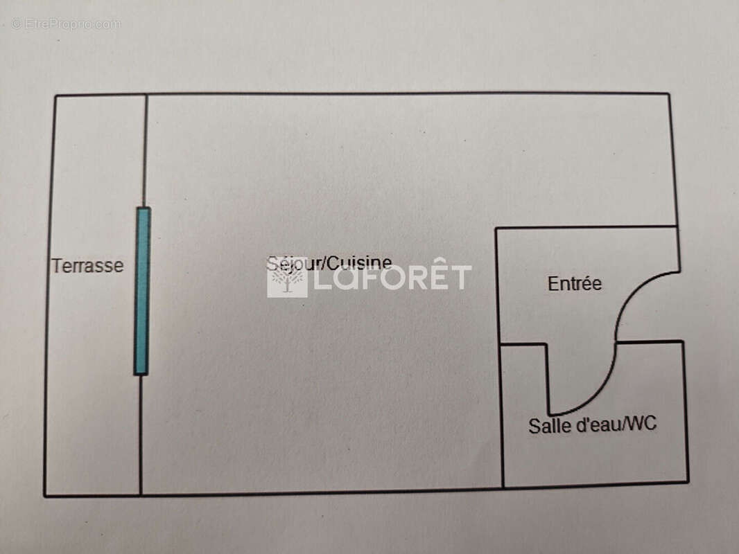 Appartement Saint Laurent Du Var 1 pièce(s) 33 m2 - photo 3