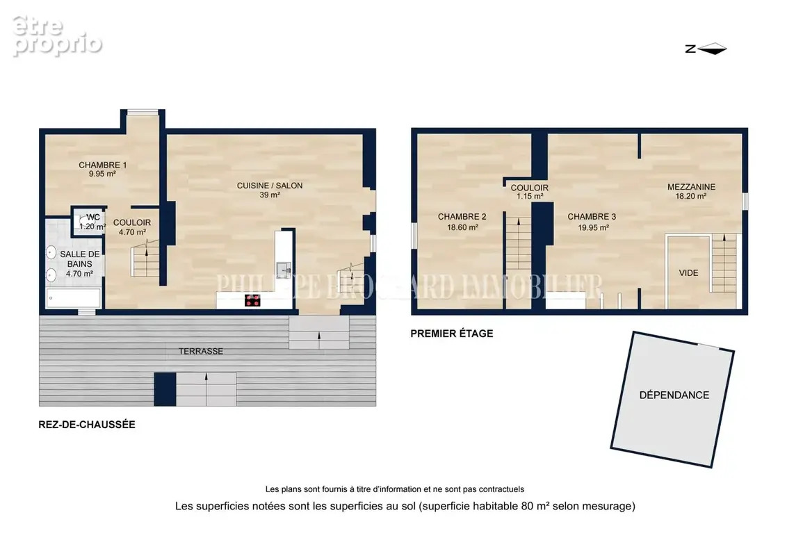 Maison 80 m² à Chateau-Guibert  - photo 2