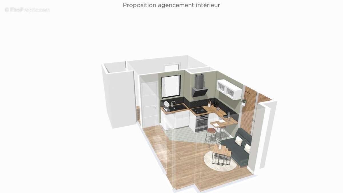 Appartement t2  25 m2 - photo 2
