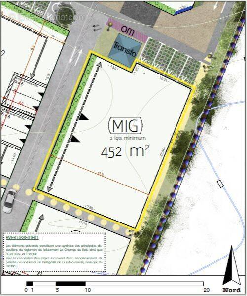 Terrain à VILLEDOUX