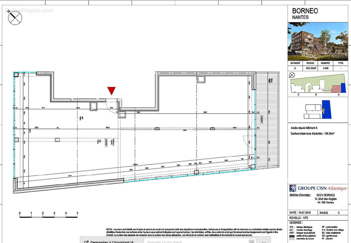 Local commercial de 158m2 - Nantes - photo 3