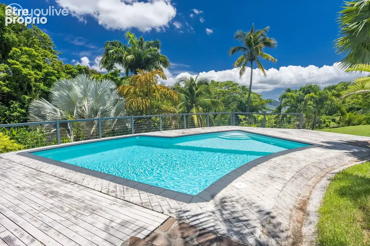 Didier Fort-de-France – Propriété T5 - piscine- Vue panoramique Baie de Fort-de-France - photo 12