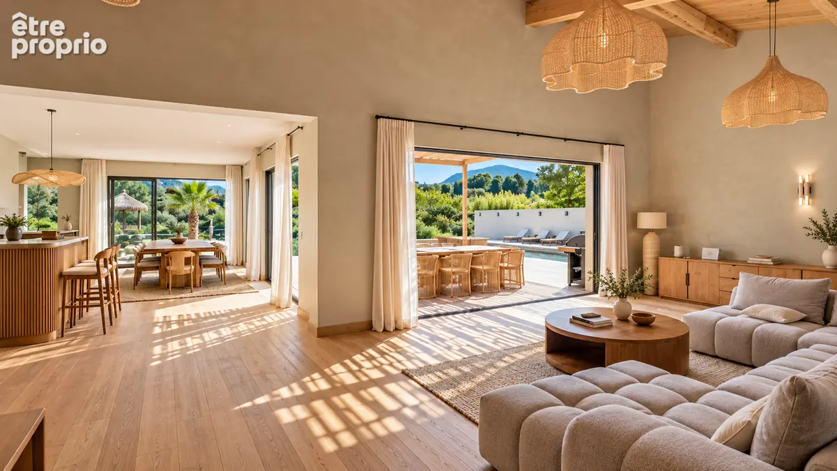 Eygalières , domaine privé avec deux villas, deux piscines, padel et vue sur les Alpilles - photo 18
