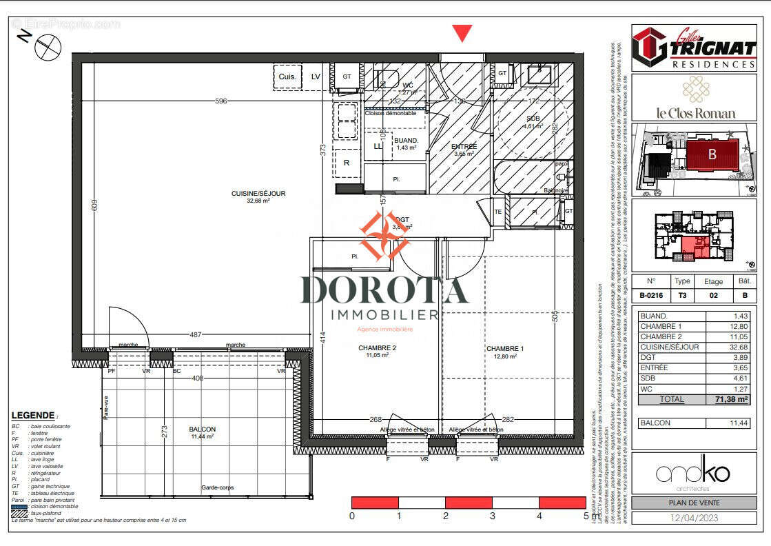 Appartement à LA TRONCHE