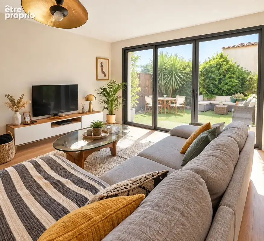Le BOUSCAT - Proche Centre - Petite Copro - Maison T3 en duplex (65m2) avec Terrasse - Jardin et 2 places de p - photo 2