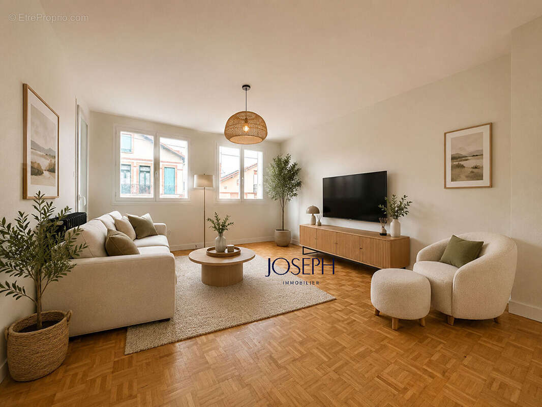 T4 rénové - coeur des minimes - balcon - parking - petite copropriété - photo 3