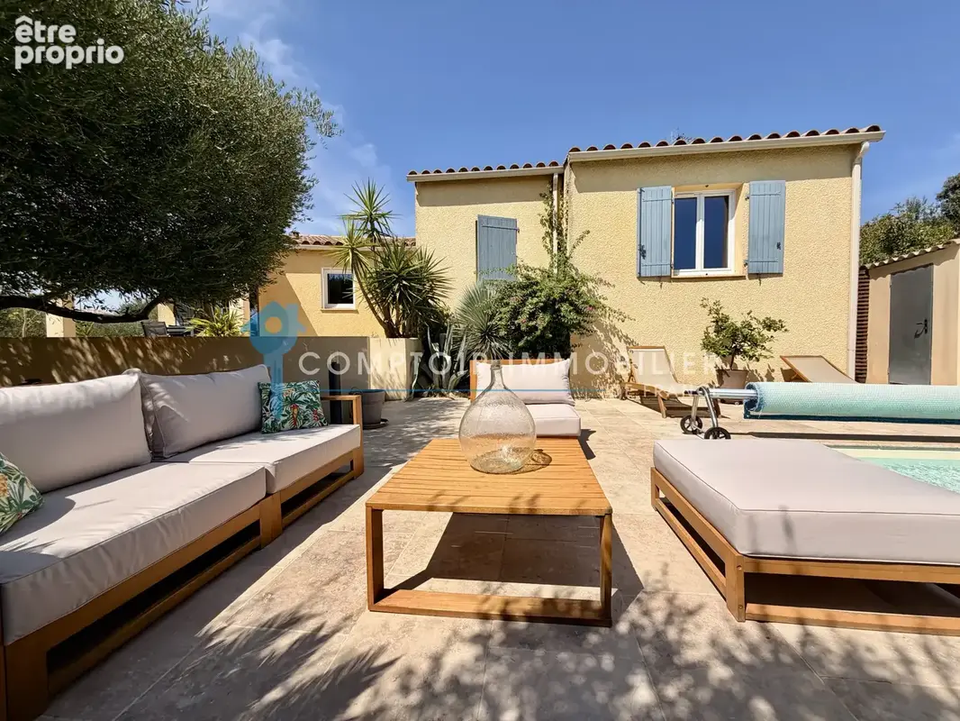 En exclusivité  sur les hauteurs de Vergèze, villa Plain pied de 120 m2 environ sur 832 m2, piscine garage et - photo 23